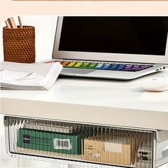 Desktop Storage Box Invisible Drawer Type Office Stationery Storage Rack