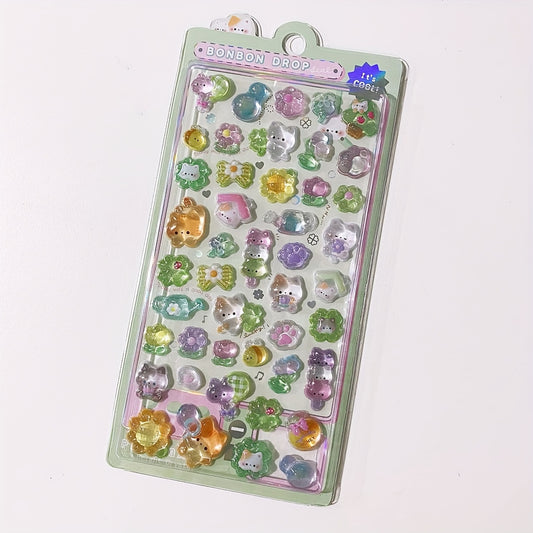 3D Cartoon Stickers for Phones Computers Tablets