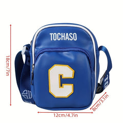 Casual PU Leather Crossbody Bag For Boys