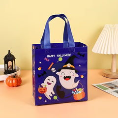 4pcs Halloween Gift Bag Set Non-woven Trick Or Treat Candy Tote Bag
