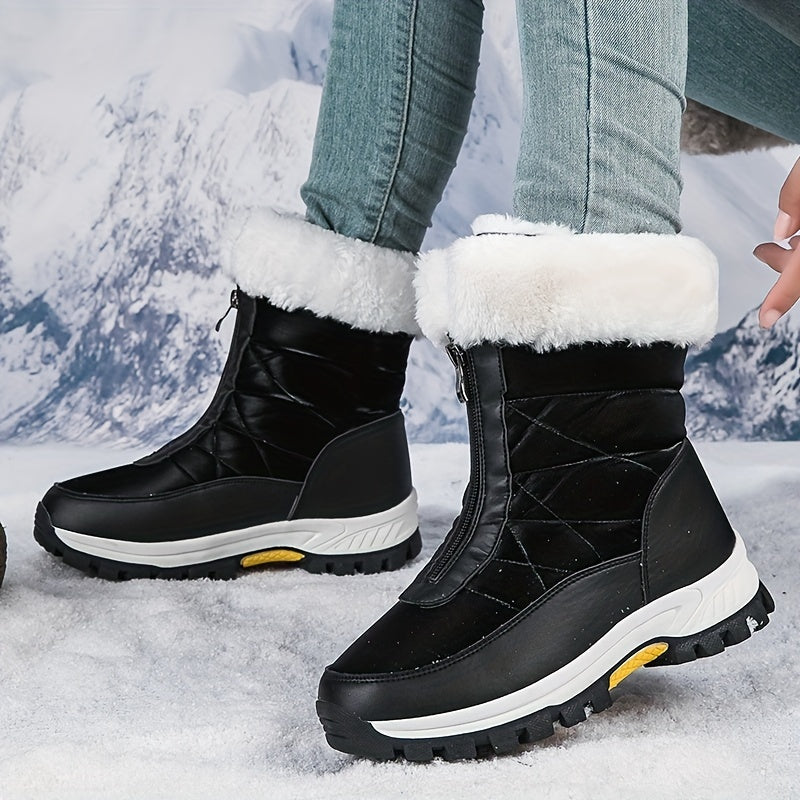 Women's Non slip High Tube Snow Shoes Warm Outdoor Shoes