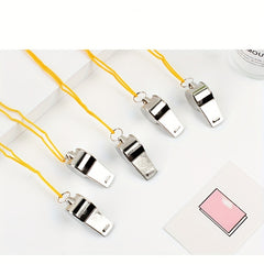 Metal Whistle With Lanyard For Coach Referee