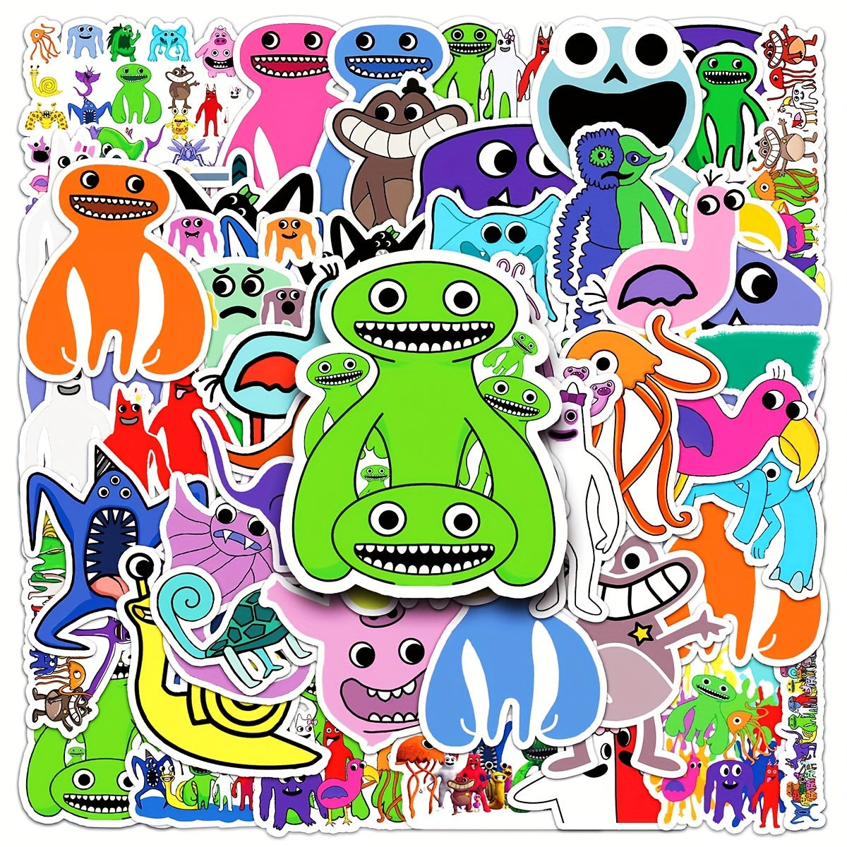 50 Pieces Garten Of Banban Cartoon Graffiti Stickers DIY Decoration Waterproof