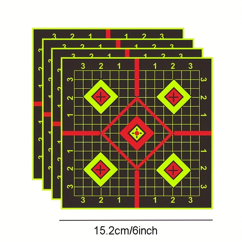 25pcs Shooting Targets w/ Self Stick Splatter Paper 15 24 Cm