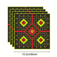 25pcs Shooting Targets w/ Self Stick Splatter Paper 15 24 Cm