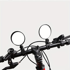 2pcs 360 Rotatable Bike Mirror for Mountain & Road Bikes Safety Visibility