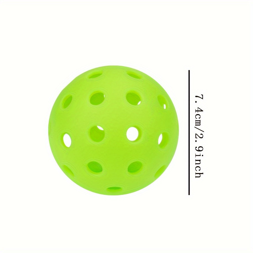 Glow in the dark Pickleball 40 hole 74mm For Training