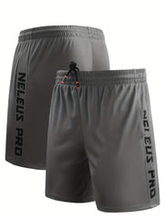 Men's Side Letter Pattern Rapid Dry Shorts