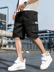 Men's Cargo Shorts with Flap Pockets
