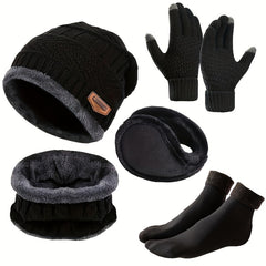 5pc Thermal Insulated Winter Warmth Set Extreme Cold Weather Clothing