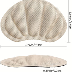 Heel Cushion Inserts Mesh Grips Pads Adhesive Guards Liners Reusable