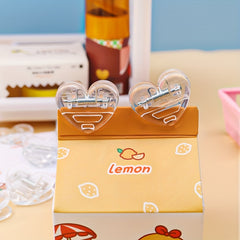 1pc Transparent Love Heart Clip Mini Decoration Photo Clip