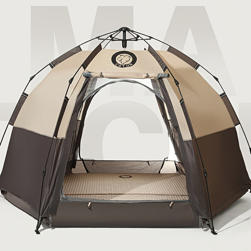 Hexagon Inflatable Mat, Moisture-proof, Portable Park Tent Mat