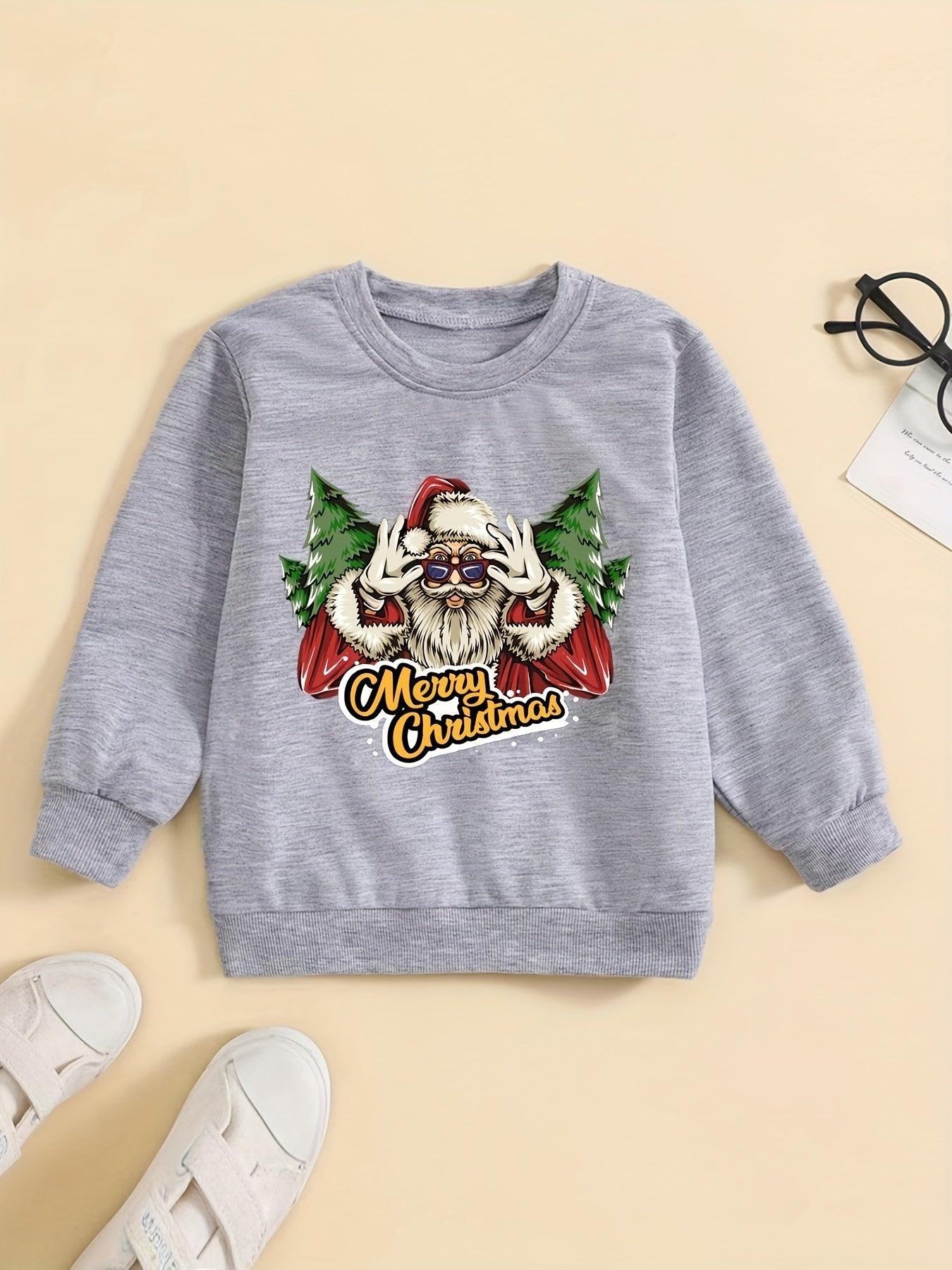 Boy's Printed Sweatshirt for Outdoor Play