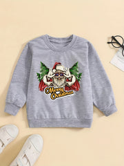 Boy's Printed Sweatshirt for Outdoor Play