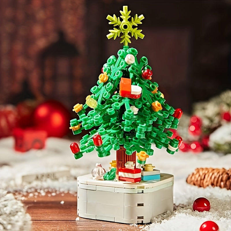 215pcs Building Blocks Christmas Tree Christmas Theme Christmas Gift