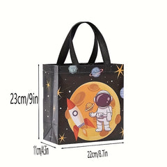 4pcs Reusable Non-woven Gift Bag Set - Astronauts Theme