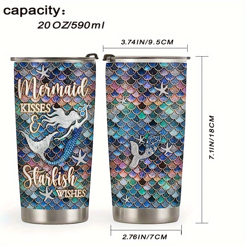 Colorful 20oz Stainless Steel Water Bottle Insulated Coffee Cup
