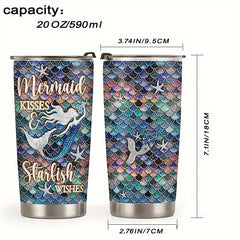Colorful 20oz Stainless Steel Water Bottle Insulated Coffee Cup