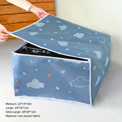 Large Capacity Quilt Organizer for Closet Space Optimization
