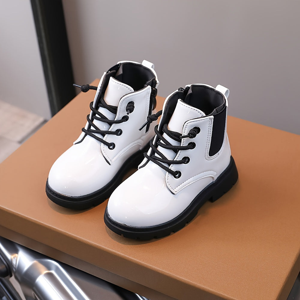 Boys Zipper Boots Lightweight Non Slip All Seasons