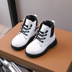 Boys Zipper Boots Lightweight Non Slip All Seasons