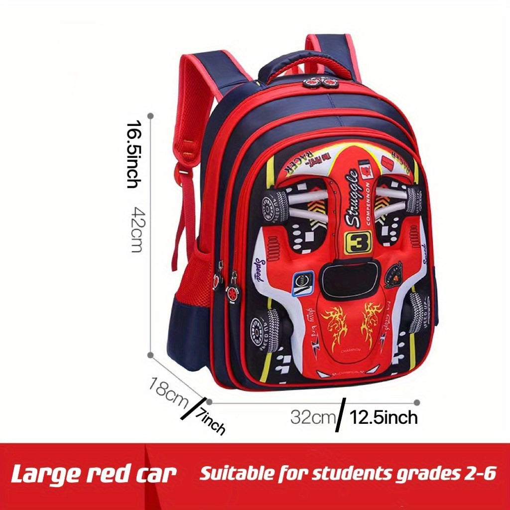 Boys' Children's Backpack Spine Protection Schoolbag