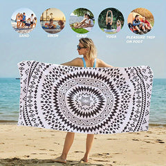 Sand Proof Beach Towel 160x80 cm Quick Drying Adult Towel