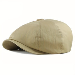 Newsboy Hat Men Outdoor Casual Sunshade Beret British Retro Octagonal Hat