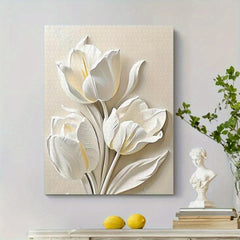 3D Relief Tulip Puzzle Large Frameless Cardboard Jigsaw for Adults