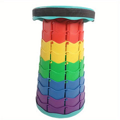 Portable Telescopic Stool for Outdoor Lightweight Folding Comfort