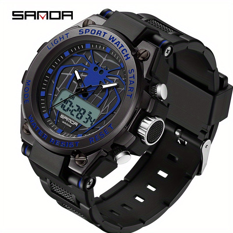 SANDA Men Outdoor Sports Watch with Function