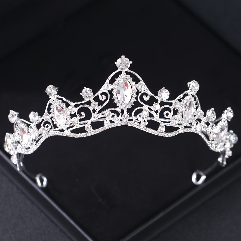 Bride Tiara Crown Jewelry Wedding Hair Tiara Crystal Birthday Hairband