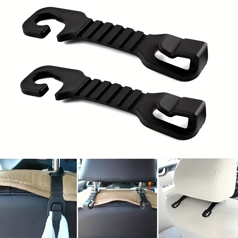 4pcs Hidden Storage Hooks For Cars Car Seat Hooks