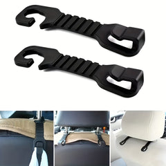 4pcs Hidden Storage Hooks For Cars Car Seat Hooks