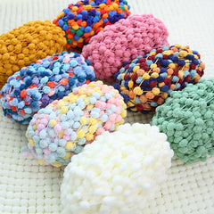 1pc Snow Ball Wool Diy Hand knitted Thread for Blanket Scarf Hat 100g