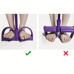 4-Tube Yoga Pedal Puller for Sit Up Core Training