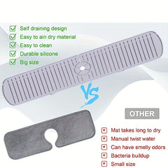 Silicone Table Mat Faucet Sink Splash Guard Kitchen Water Catcher Cover