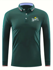 Men's Sports Pattern Long Sleeve Shirt