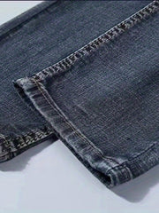 Men's Stretch Denim Straight Jeans