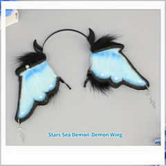 Sea Demon Headband with Cartoon Animal Ears for Cosplay