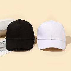 2pcs Baseball Cap Solid Sunshade Sports Cap And Dad Hat