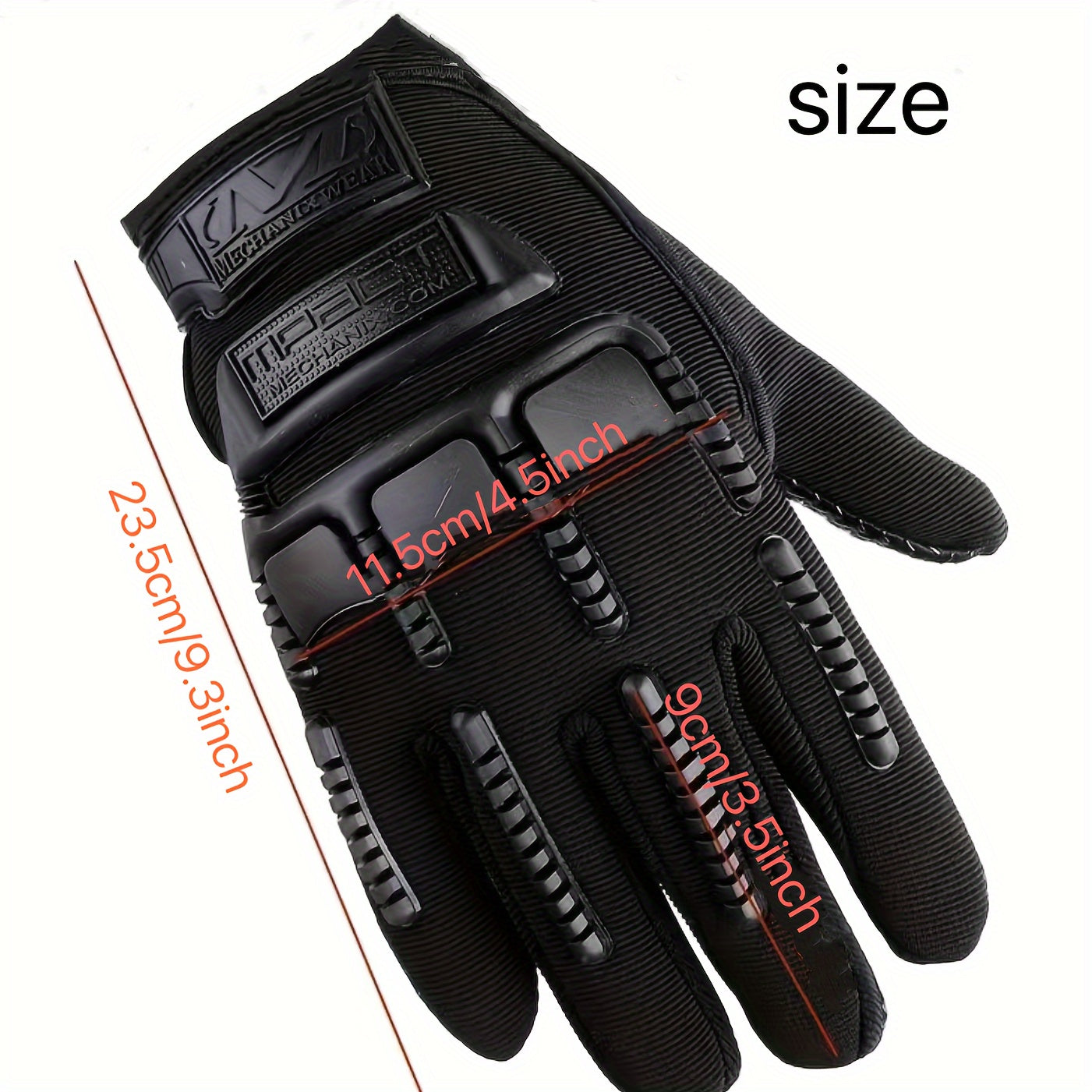 Men's Hard Knuckle Non slip Gloves Wear resistant Cycling Gloves