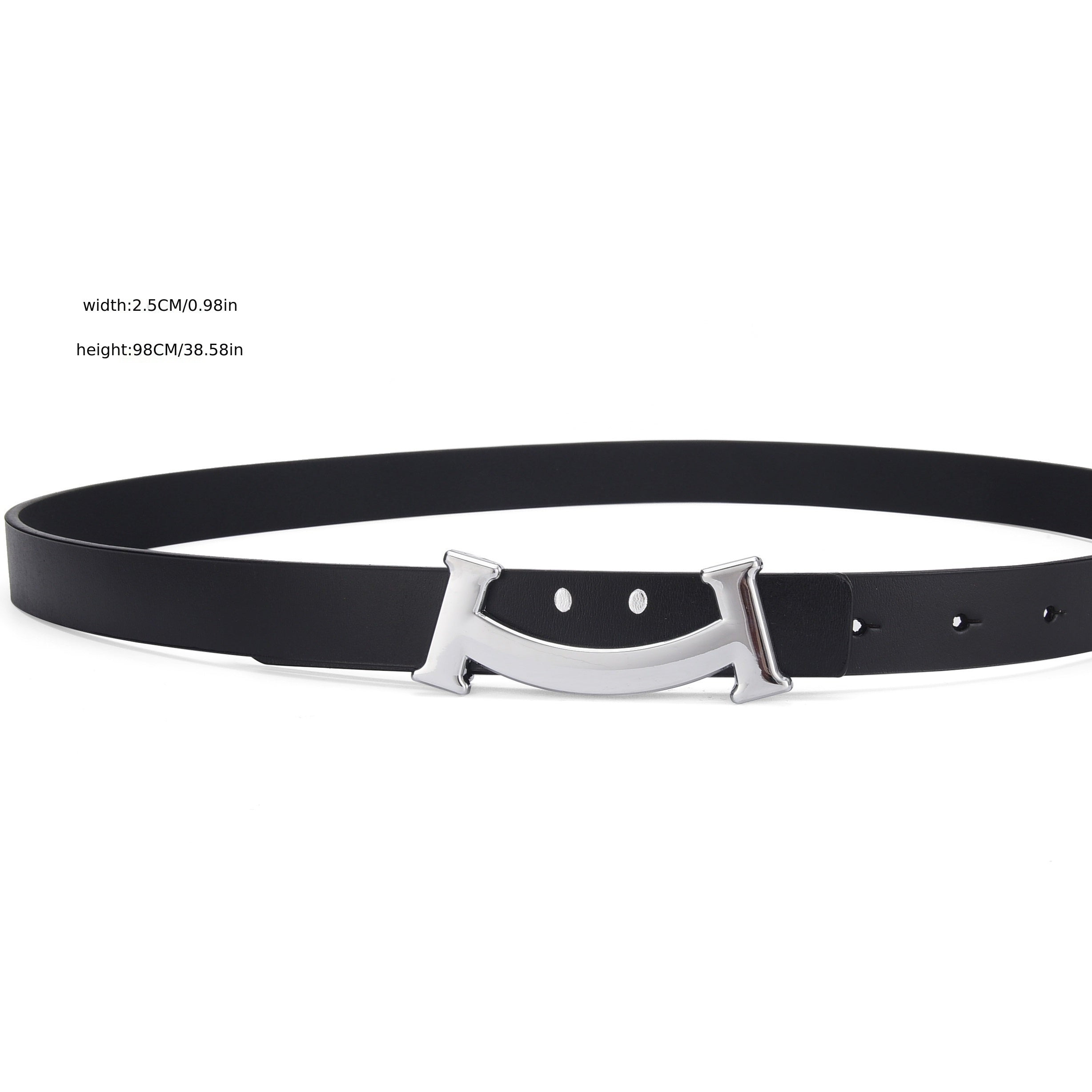 Men's Smiling Face Belt For Jeans Pants