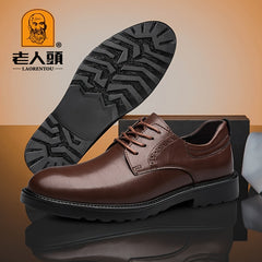 Men's Derby Shoes Lace up Front Dress Shoes For Men