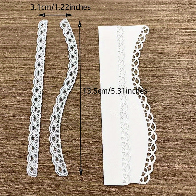 2Pcs Flower Metal Cutting Dies for DIY Scrapbooking Album