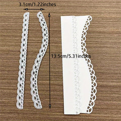 2Pcs Flower Metal Cutting Dies for DIY Scrapbooking Album