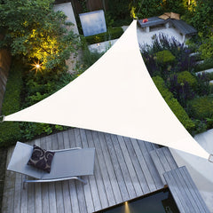 UV Blocking Sun Shade Sail Triangle Canopy for Outdoor Patio Pergola Cover