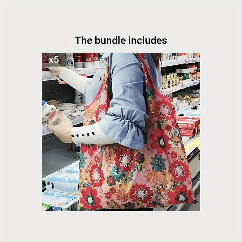 Eco Shopping Bag Handbag Large Capacity Travel Grocery Bag