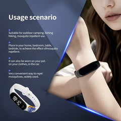 Small Dinosaur Electronic Mosquito Repellent Bracelets Set of 6